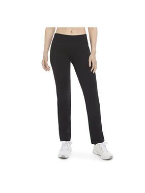 Cotton Blend High Rise Yoga Pants with Elastic Waistband, 31.5" Inseam